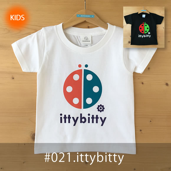 MONOMONI（モノモニ）こどもＴシャツ「ittybitty（イッティビッティ）」