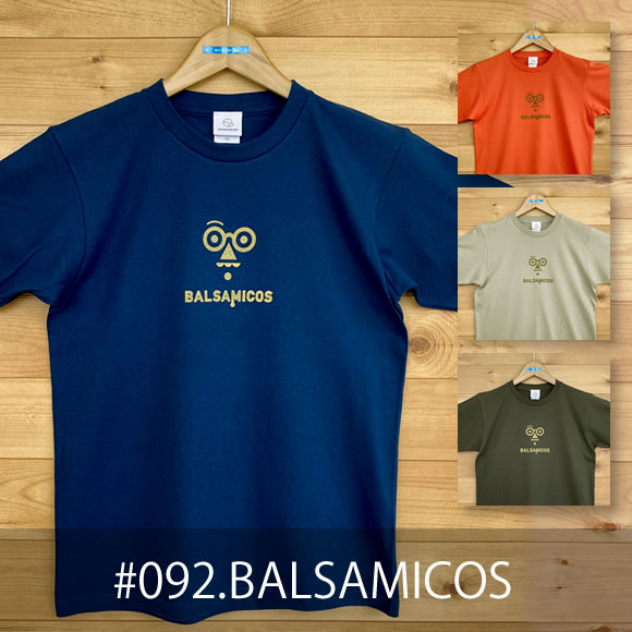 MONOMONI（モノモニ）おとなTシャツ「BALSAMICOS（バルサ・ミコス）」 