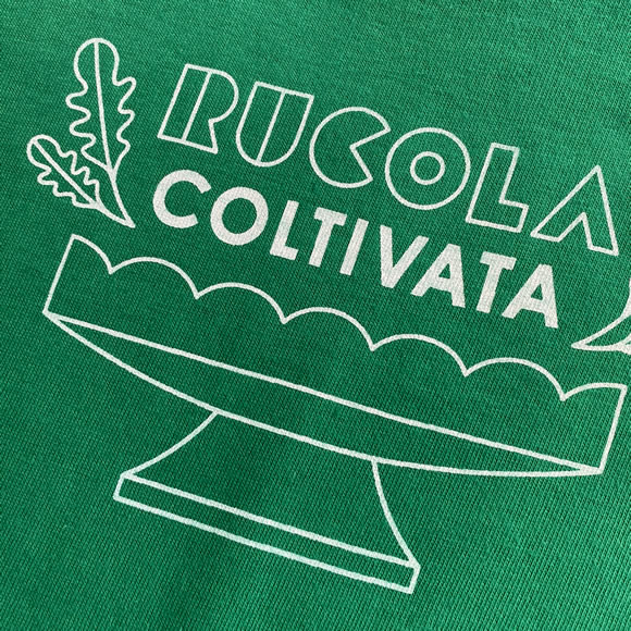 MONOMONI（モノモニ）おとなTシャツ「RUCOLA COLTIVATA（ルッコラ・コルティヴァータ）」 