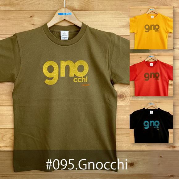 MONOMONI（モノモニ）おとなTシャツ「Gnocchi（ニョッキ）」 