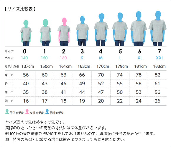 サイズ表