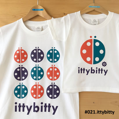 親子おそろいTシャツ「ittybitty(イッティビッティ)」
