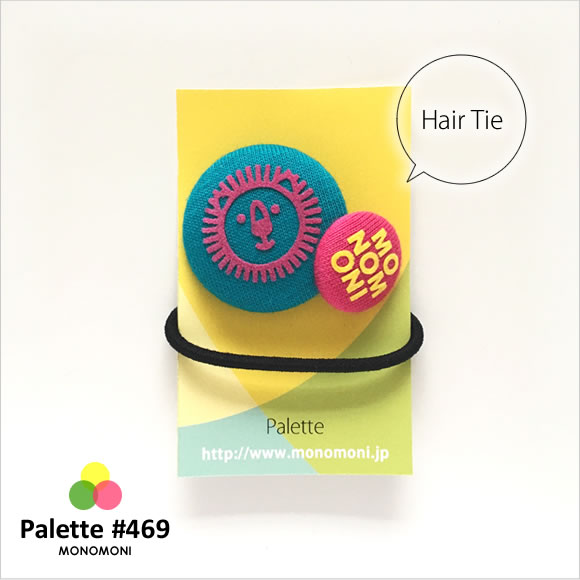 モノモニのリメイクシリーズ「Palette(パレット)」トートバッグ・ヘアゴム・シュシュ・マグネット・ピンバッジ・ブローチ