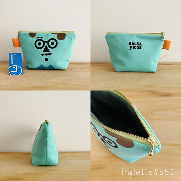 モノモニのリメイクシリーズ「Palette（パレット）」ポーチ